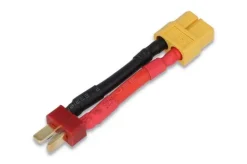 Absima 3040080Adapter mit Kabel T-Plug (M) - XT60 (W) 50mm