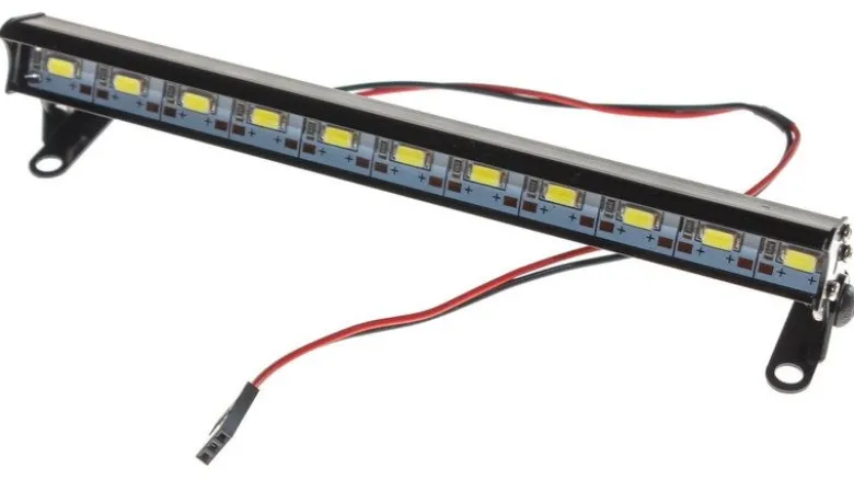 Absima 2320067Aluminium LED Strahler "Ultrahell" für 1/10 Crawler, schwarz