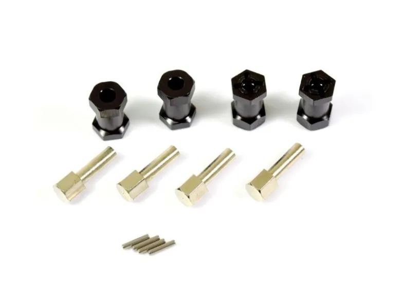 Absima 2560021Aluminium Spurverbreiterung für Crawler 12mm Schwarz