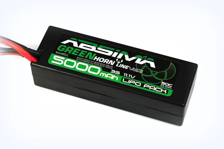 Absima 4140014Greenhorn Vol.2 LiPo Akku 11.1V 50C 5000mAh HC (XT60)