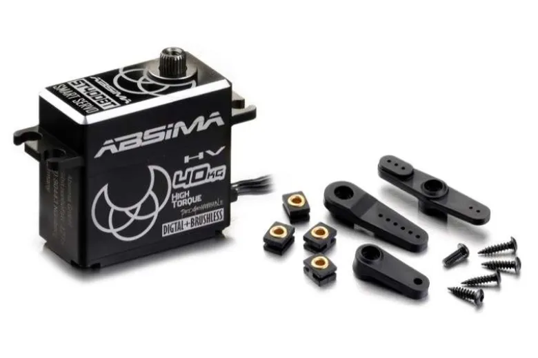 Absima 2030105HV Digital Alu Servo ST40DBT 40KG Race-Spec. 4.8-8.4V HV Spritzwassergeschützt 0,098sec/60 grad