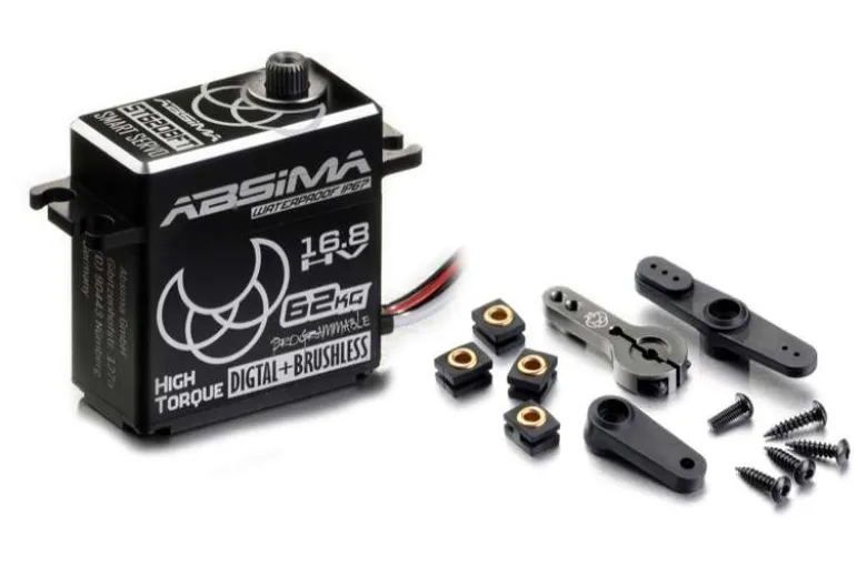 Absima 2030109HV 3S/4S Digital Alu Servo ST62DBFT Crawler-Spec. waterproof Betriebsspannungsbereich 7.4-16.8V HV bis 62KG