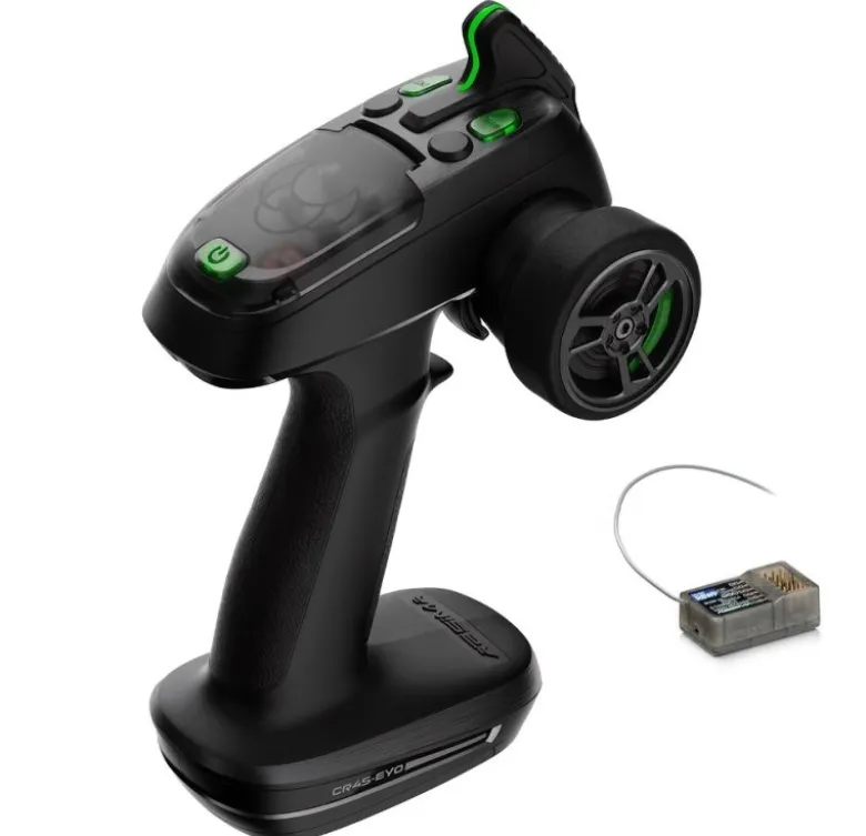 Absima 20000144-Kanal Wheel Fernsteuerung 'CR4S-EVO' 2.4GHz + Empfänger