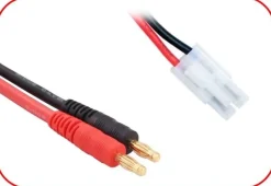 Absima 3040076Ladekabel 4mm Goldkontaktstecker - Tamiya 300mm