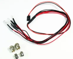 Absima 2320041LED Set weiß/rot mit Aluminium Halterung
