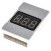 Absima 4160002LiPo Volt Checker and Alarm im Gehäuse für 1-8s, einstellbar