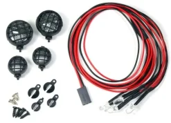 Absima 2320051Nebelscheinwerfer Set Rund inkl. LED's 1:10 (4)