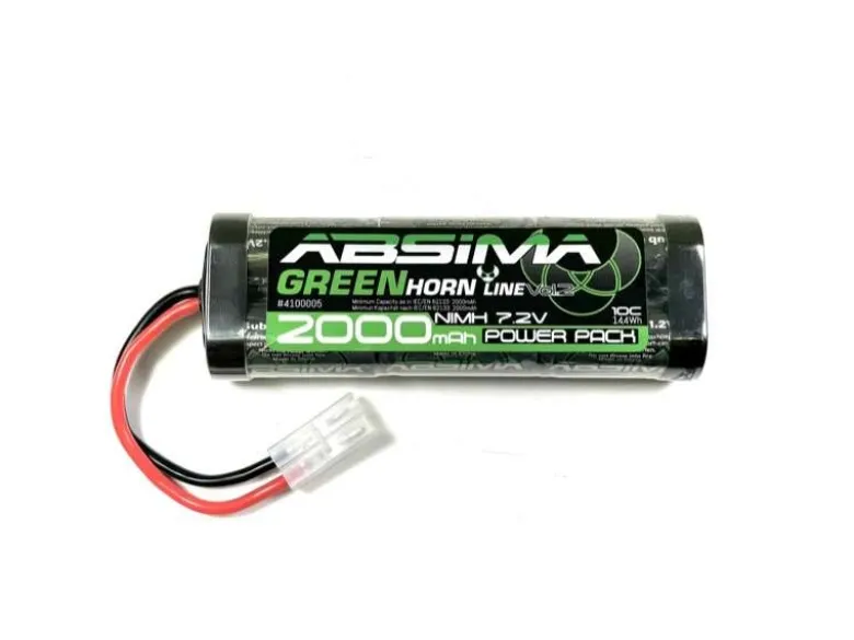 Absima 4100005NiMH Akku 7,2V 2000mAh Stickpack, Tamiya-Stecker