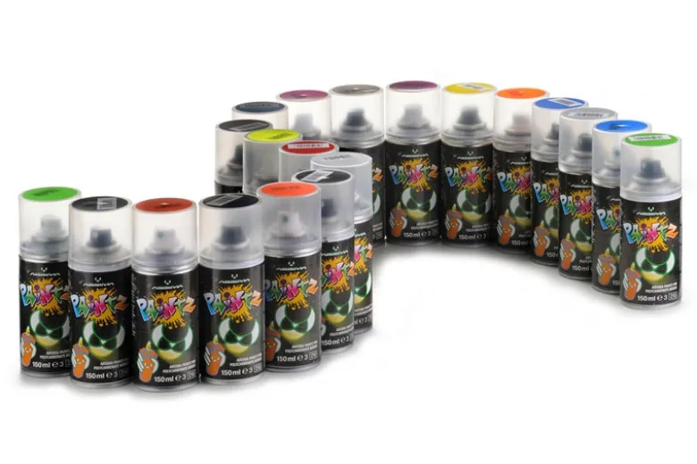 Absima 3500040PAINTZ FLUO hell rot 150ml Polycarbonat Spray - Lexanfarbe