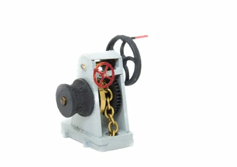 aero-naut 582315Ankerwinde einzeln 1:20 Bausatz aus Messing - 35x35x41mm