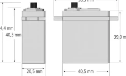 aero-naut 700375AN-20-MGBBA Standard Servo 9kg/6V