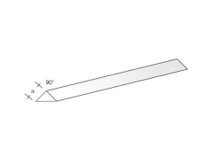 aero-naut 772696ASA Dreikant-Profil 90° 6mm x 1000mm Plastikprofil