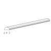 aero-naut 772629ASA Halbrundstab 4,5 x 1000mm Plastikprofil