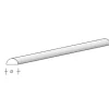 aero-naut 772631ASA Halbrundstab 6,0 x 1000mm Plastikprofil