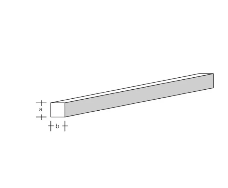 aero-naut 772707ASA Vierkantstab 4,0 x 4,0 x 1000mm Plastikprofil