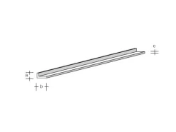 aero-naut 772874ASA Winkel-Profil 3,0 x 3,0 x 1000mm Plastikprofil