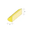 aero-naut 754143Balsa-Nasenleiste 10x25 / 1000mm symmetrisches Profil