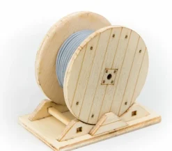 aero-naut 581928Erdkabel-Trommel für LKW 1:16 bis 1:12 Laser Holz-Bausatz