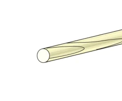 aero-naut 759106Kiefer-Rundstab 1000 x 6mm