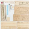 aero-naut 307400Santorin Fischkutter Holz-Bausatz