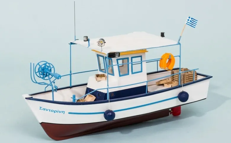 aero-naut 307400Santorin Fischkutter Holz-Bausatz