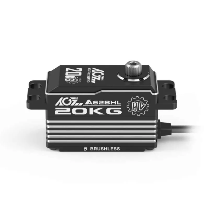 AGF-RC A62BHLA62BHL Low-Profile Brushless HV Servo Stahlgetriebe 20kg