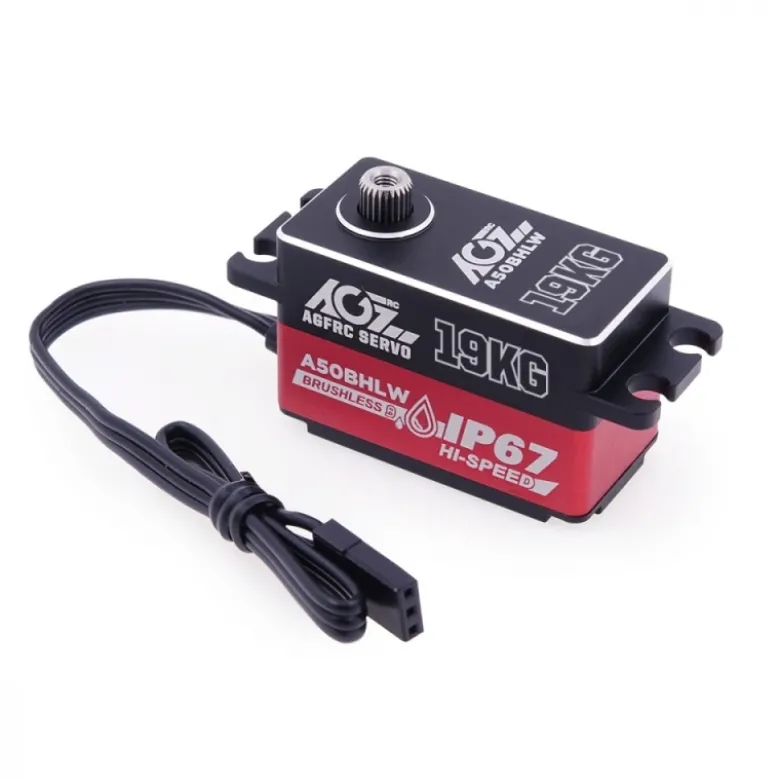 AGF-RC A50BHLWA50BHLW Vollmetall Brushless Low Profile Servo 19kg