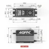 AGF-RC A66FHLWA66FHLW Premium HV Brushless Low Profile Servo Alugehäuse 60kg / 0,1 sek bei 8,4V
