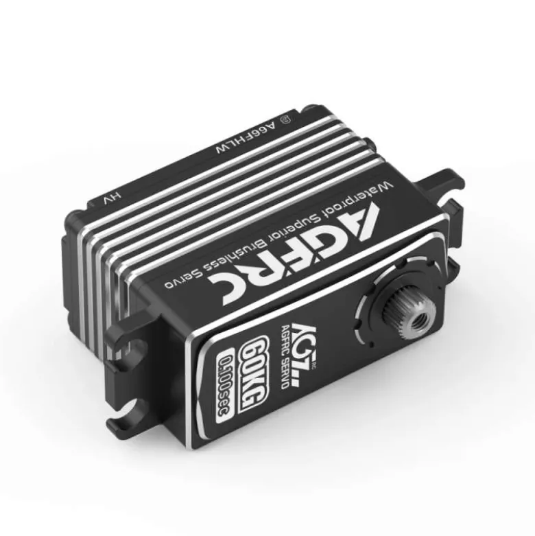 AGF-RC A66FHLWA66FHLW Premium HV Brushless Low Profile Servo Alugehäuse 60kg / 0,1 sek bei 8,4V