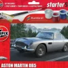 Airfix A55011Starter Set - Aston Martin DB5 Plastikbausatz in 1:43 inkl. Kleber, Pinsel und Hauptfarben