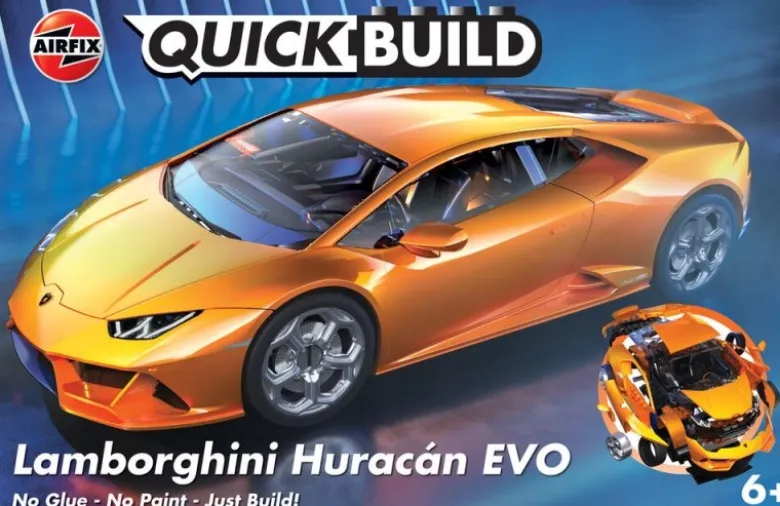 Airfix J6058QUICKBUILD Lamborghini Huracan EVO Plastikbausatz ohne Kleben