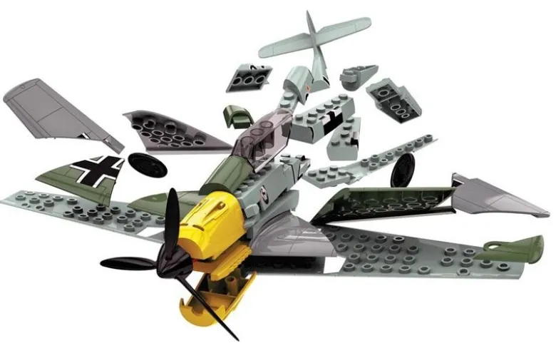 Airfix J6001QUICKBUILD Messerschmitt 109 Plastikbausatz ohne Kleben