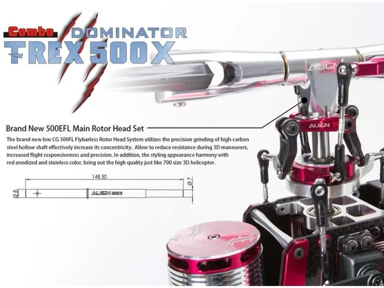 Align RH50E20XT-REX 500X Dominator Super Combo (DS530M/DS535M)