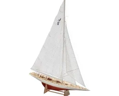 Amati 25051Rainbow 1934 Yachtbausatz mit Fertigrumpf 1:80