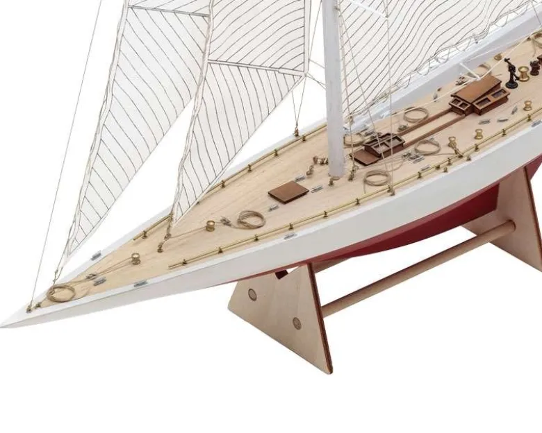 Amati 25051Rainbow 1934 Yachtbausatz mit Fertigrumpf 1:80