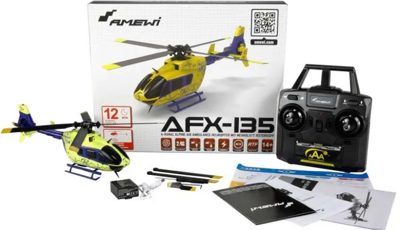 AMEWI 25339AFX-135 Alpine Air Ambulance Helikopter 4-Kanal 6G RTF