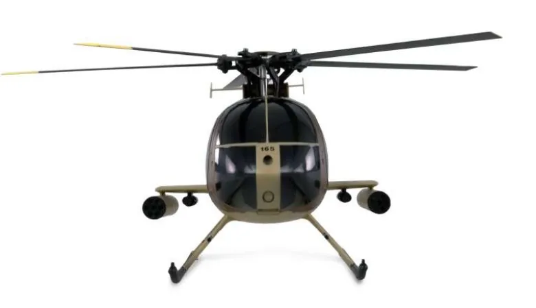AMEWI 25336AFX MD500E brushless 4-Kanal 325mm Helikopter 6G RTF braun