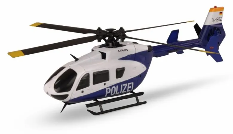 AMEWI 25328AFX-135 Polizei 4-Kanal Helikopter, 6G RTF 2,4GHz
