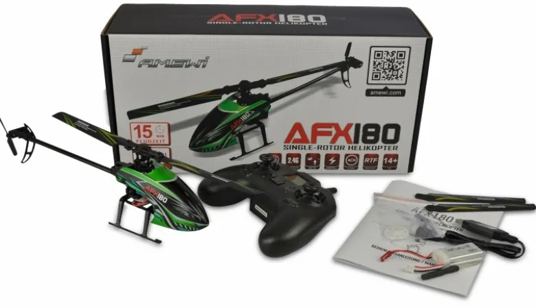 AMEWI 25314AFX180 Single-Rotor Helikopter 4-Kanal 6G RTF 2,4GHz