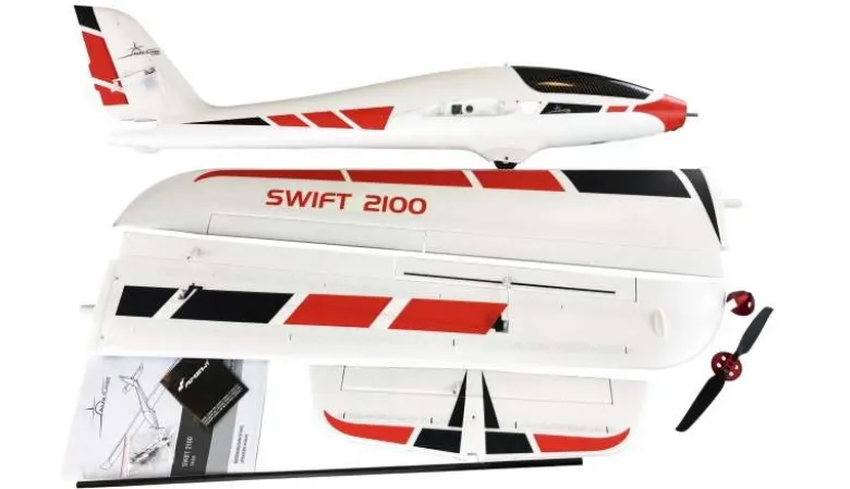 AMEWI 24135AMXPlanes Swift 2100 Motorsegler EPO PNP