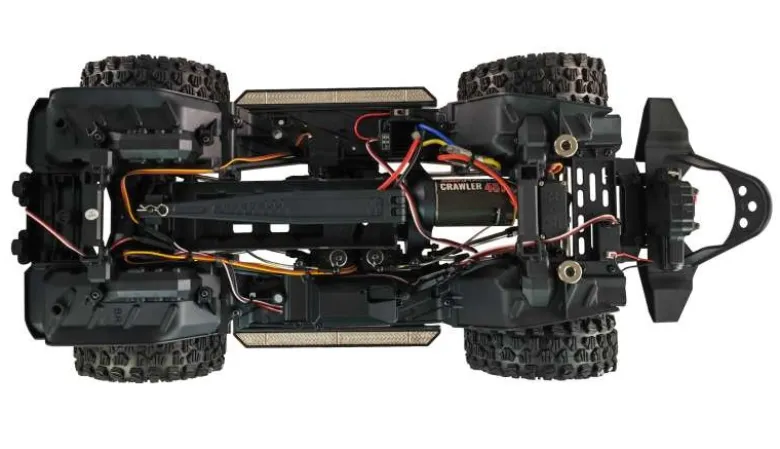 AMEWI 22656AMXRock Crosstrail Crawler 4WD 1:10 2.4GHz ARTR, orange metallic