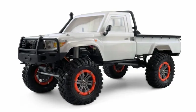 AMEWI 22432AMXRock RCX10B Scale Crawler Pick-Up 1:10, RTR weiß