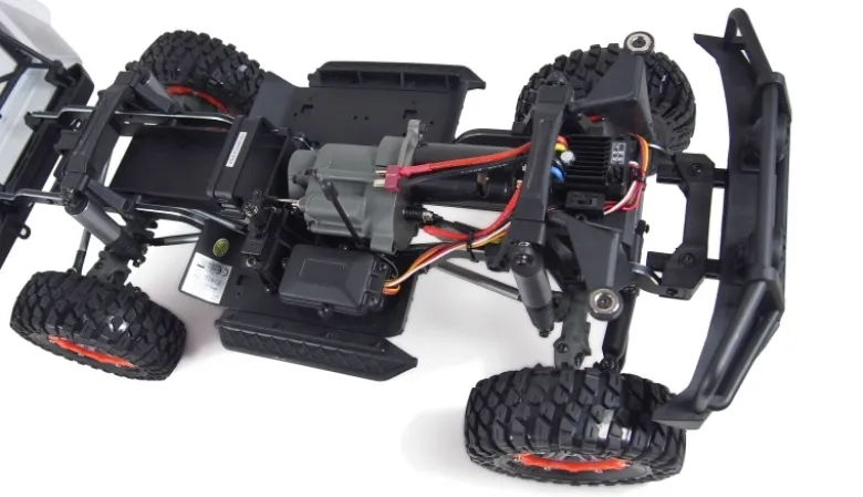AMEWI 22432AMXRock RCX10B Scale Crawler Pick-Up 1:10, RTR weiß