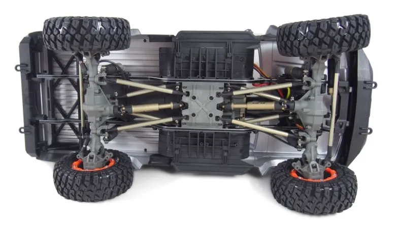 AMEWI 22435AMXRock RCX10P Scale Crawler Pick-Up 1:10 2,4GHz RTR, grau Baugleich Sherpa, 6Kanal Diffsperren 2-Gang Topangebot