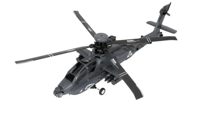 AMEWI 25369Apache AH-64D CP Helikopter 6G/3D RTF grau 1:32