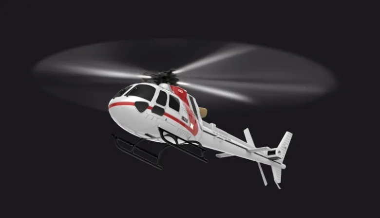 AMEWI 25302AS350 3D Hubschrauber Brushless 3-Blatt 6G Flybarless RTF