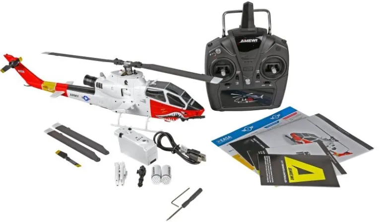 AMEWI 25372Bell AH-1 Artic Cobra Helikopter 6-Kanal 3D/6G RTF