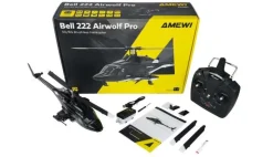 AMEWI 25361Bell 222 Airwolf Pro Helikopter 6-Kanal 3D/6G RTF