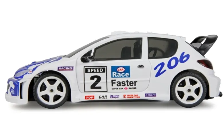 AMEWI 21139Drift Scale Car PR28 206 mit Gyro 4WD 1:28 RTR