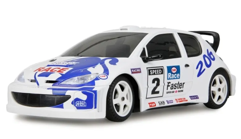 AMEWI 21139Drift Scale Car PR28 206 mit Gyro 4WD 1:28 RTR